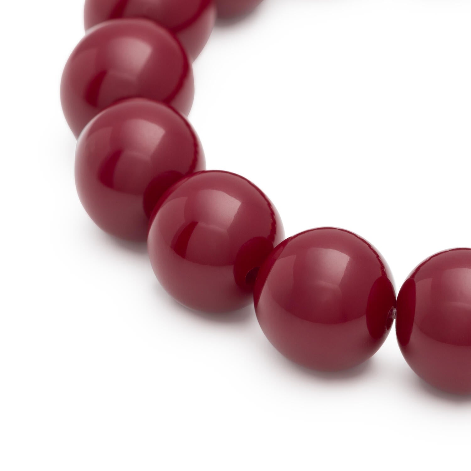 Mini Beads Flex armbånd - Bordeaux